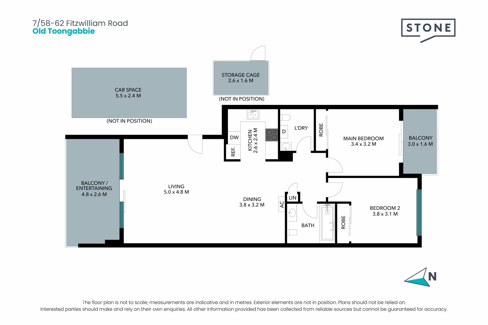 Stylish Two-Bedroom Living Offering Space, Comfort & Unbeatable Convenience