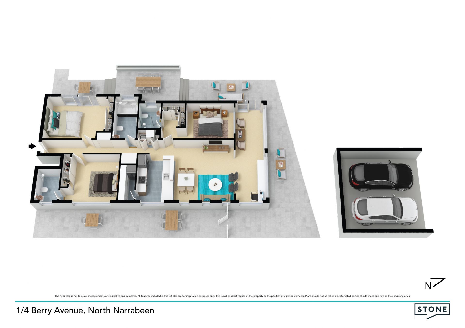 Space, style, and sophistication close to the beach and lake