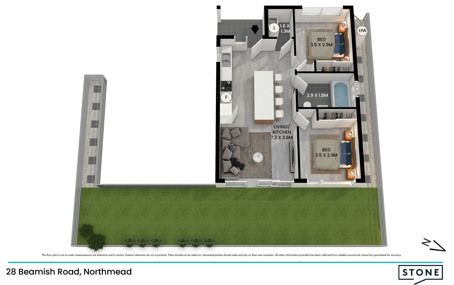Immaculate Two Bedroom Granny Flat In Sought After Location