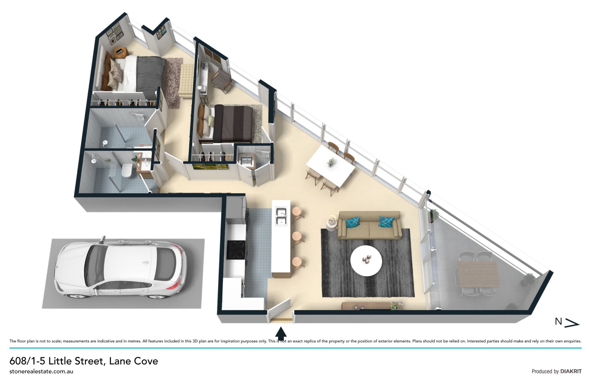 Designer style with far-reaching panoramas