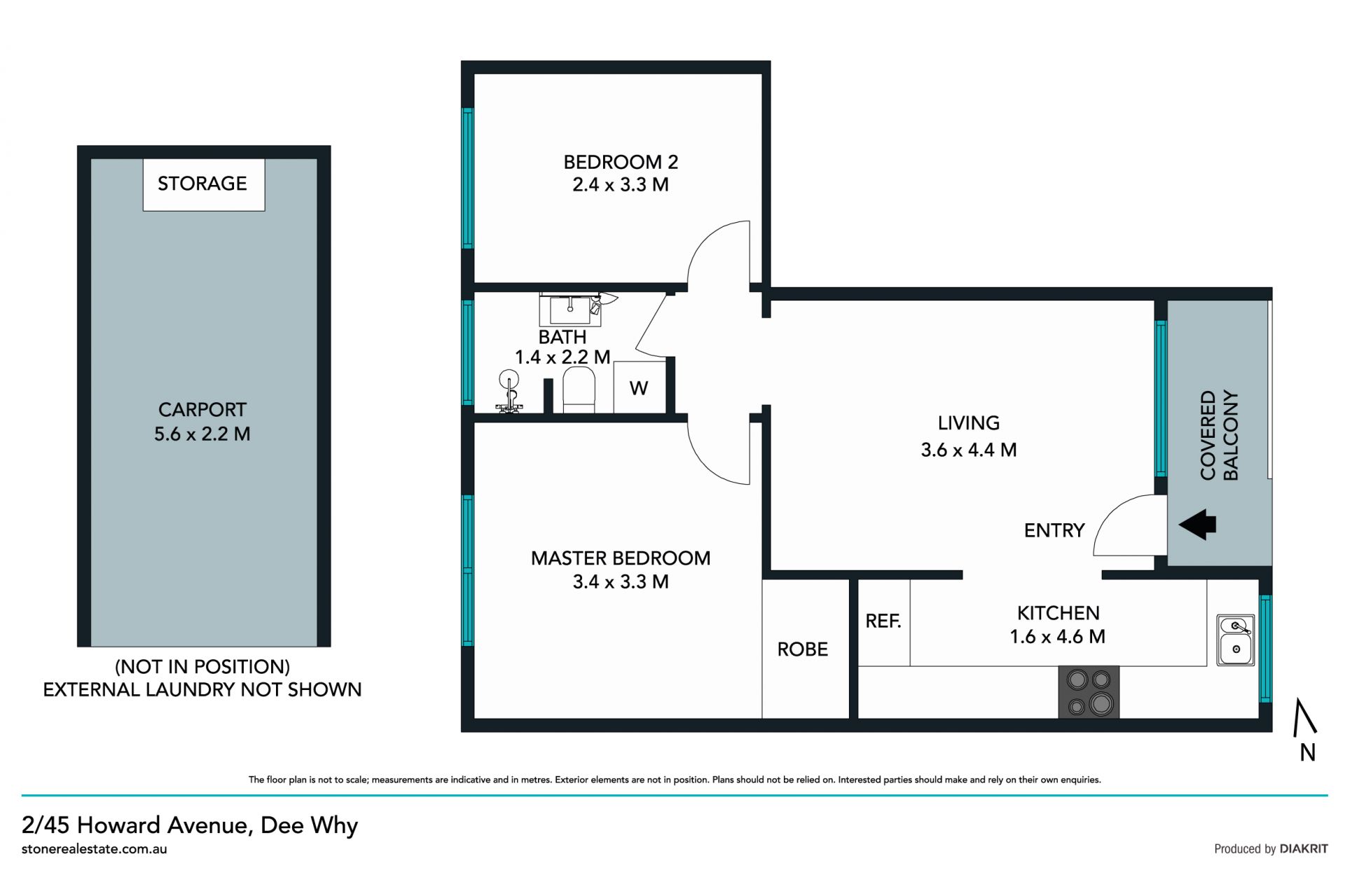 Refreshed beachside pad of utmost convenience