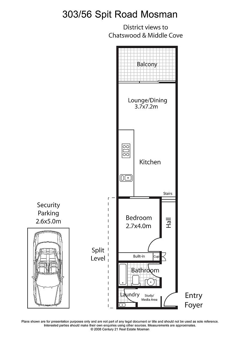 Super Stylish Split Level Design with District Views