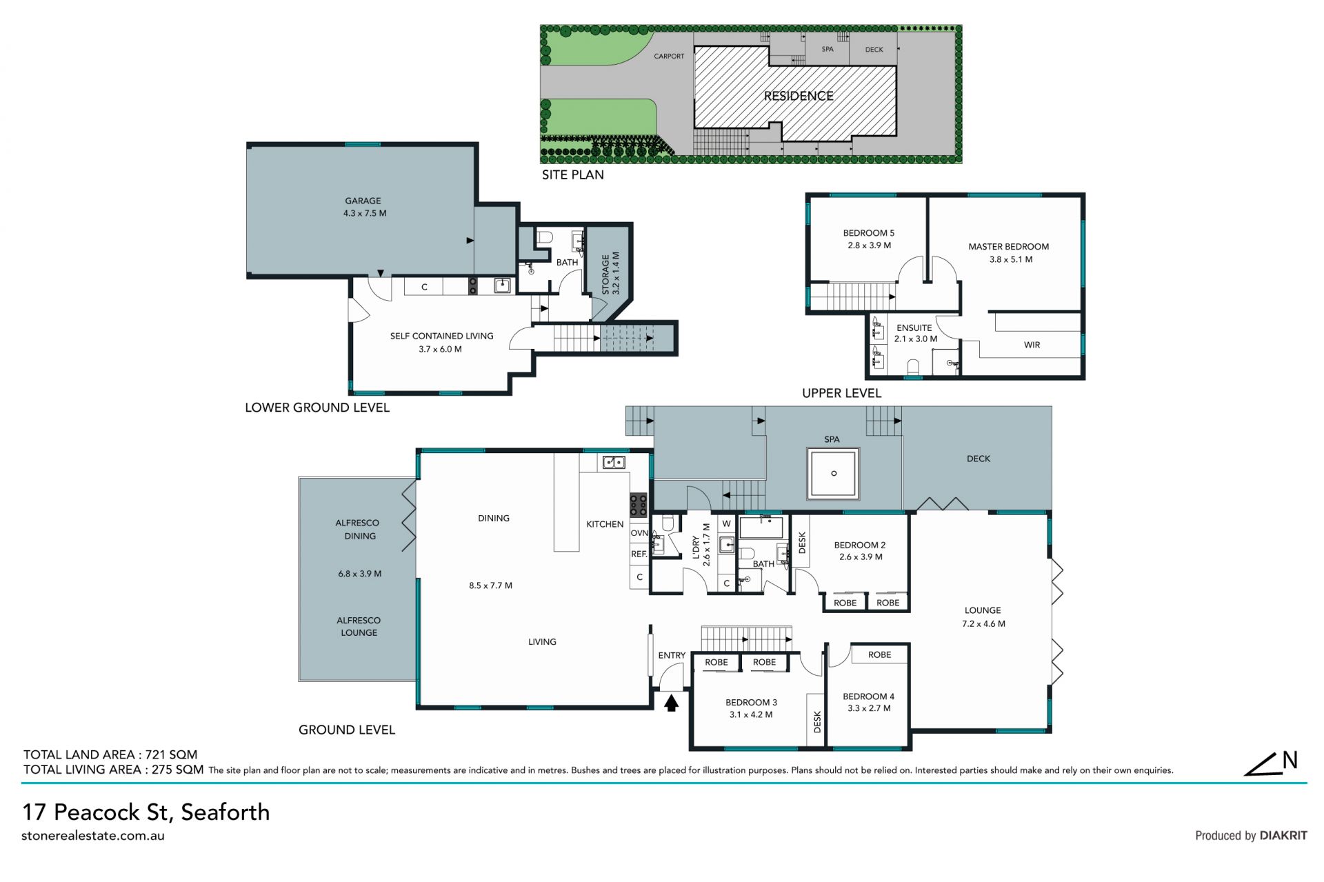 Family living combining space, beauty and style