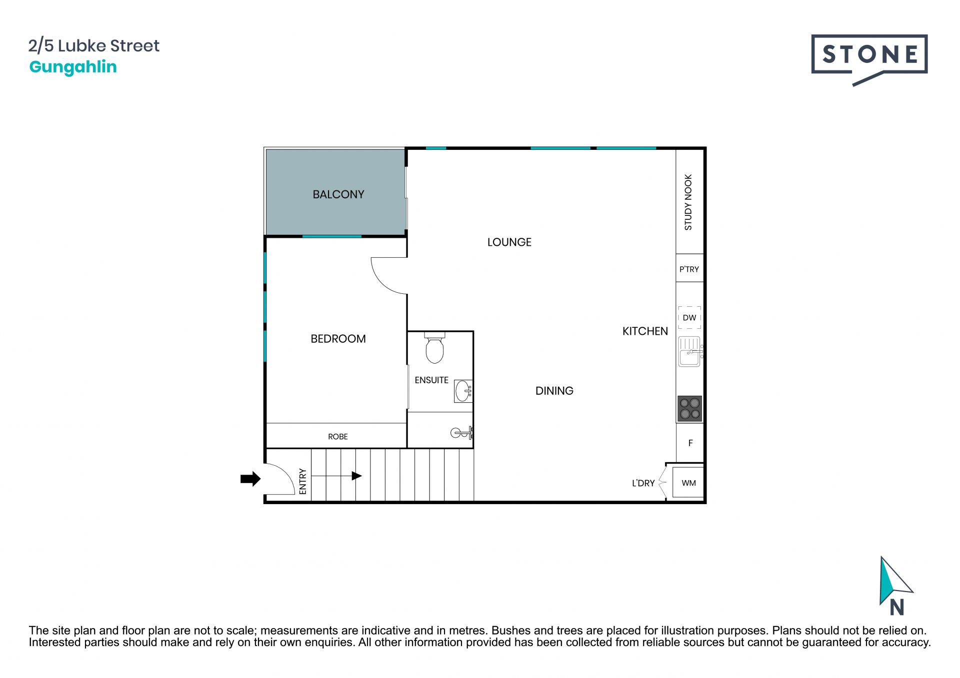Modern and light filled townhouse in central Gungahlin.