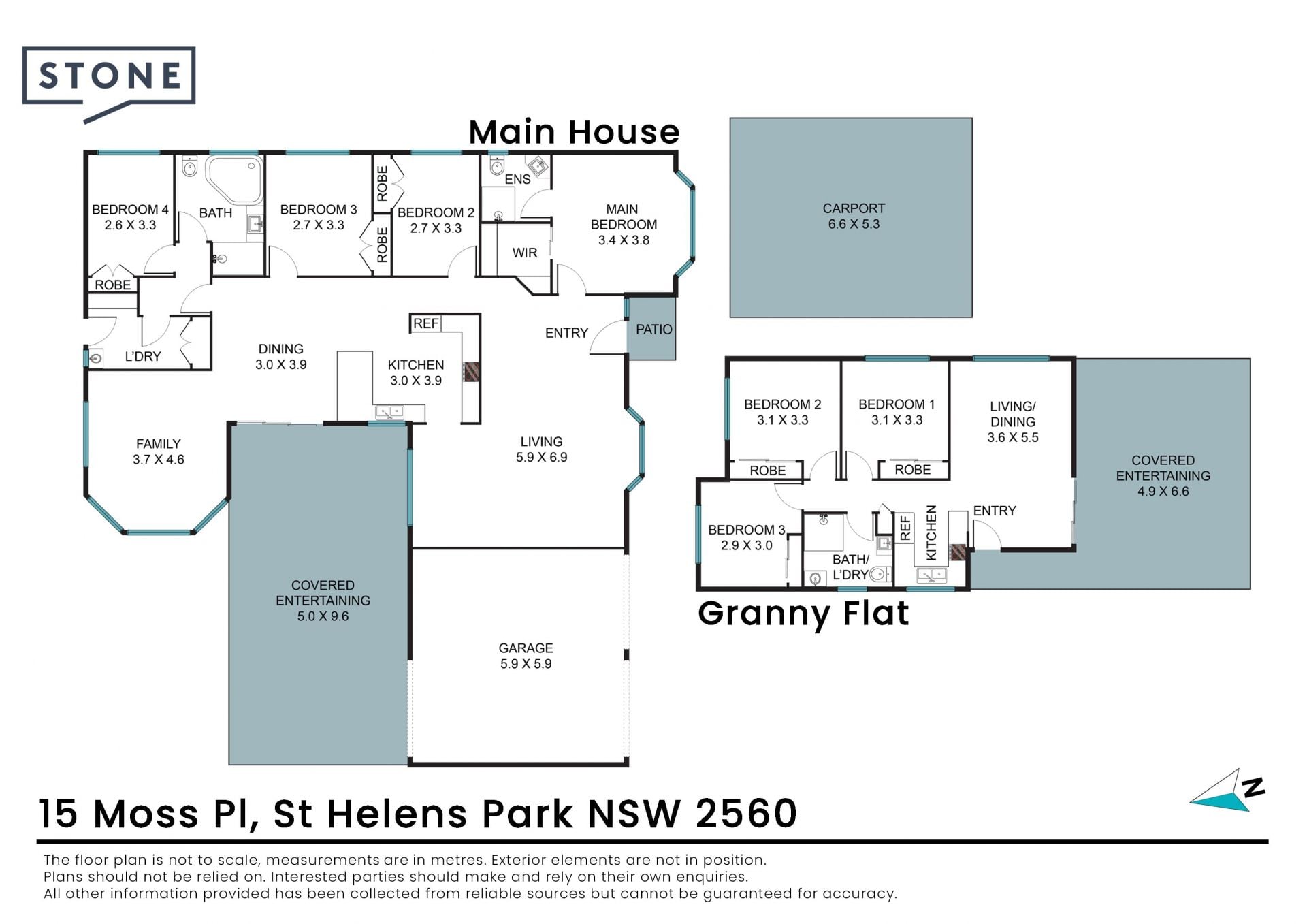 Dual living on a 1349 sqm block