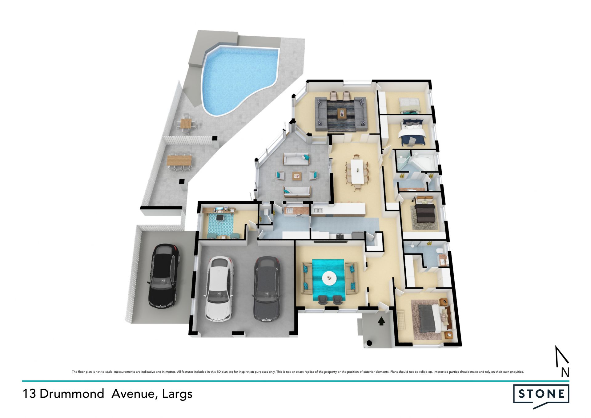Pristine presentation and plenty of space