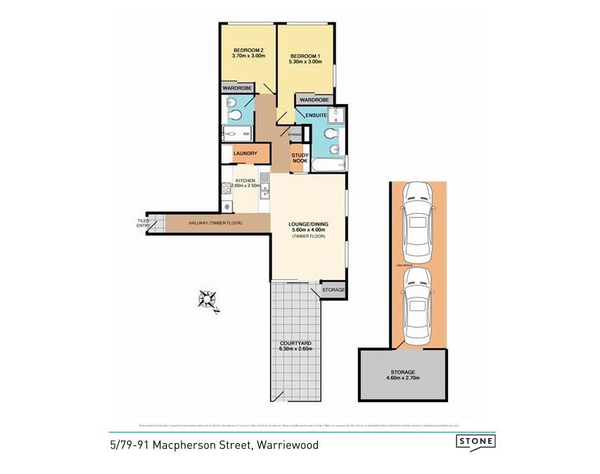 Privacy and Northerly aspect with abundant storage
