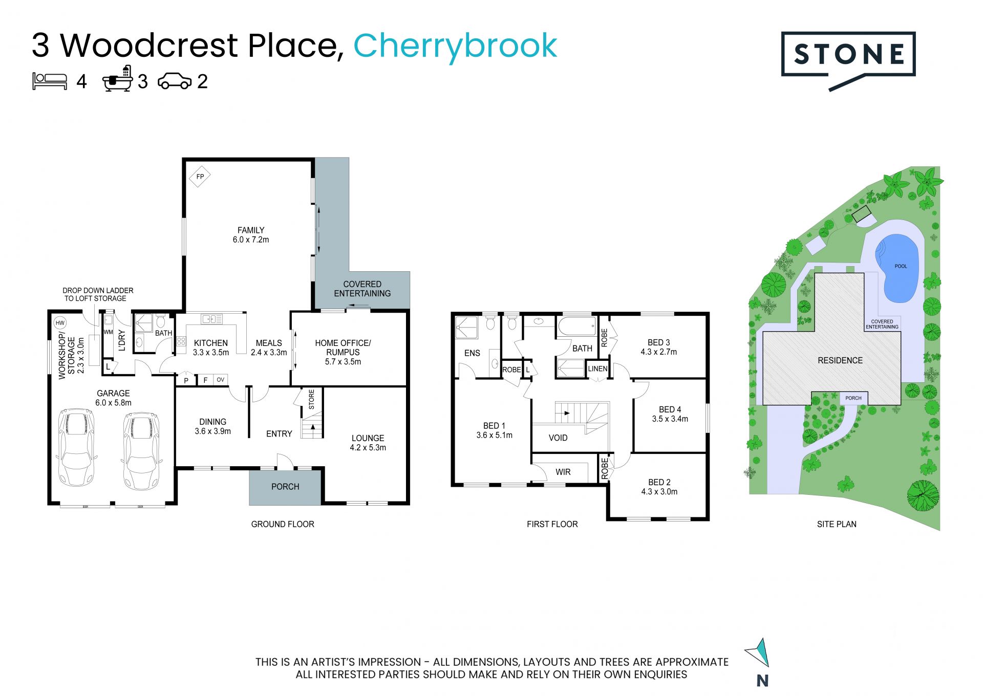 Exceptional privacy and English charm in Cherrybrook Public zone