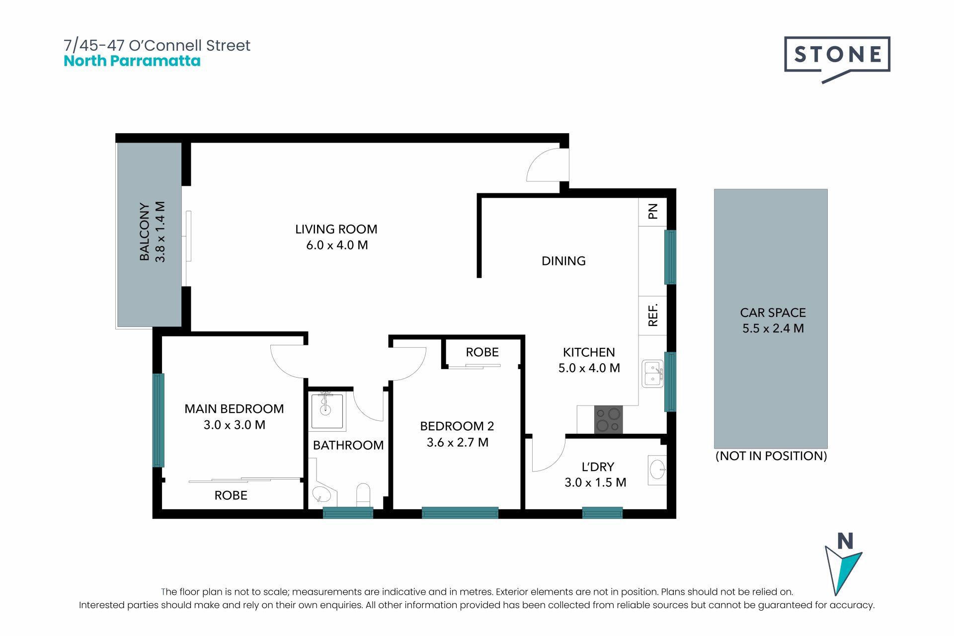 Freshly Updated Two-Bedroom Apartment in Ultra-Convenient Setting