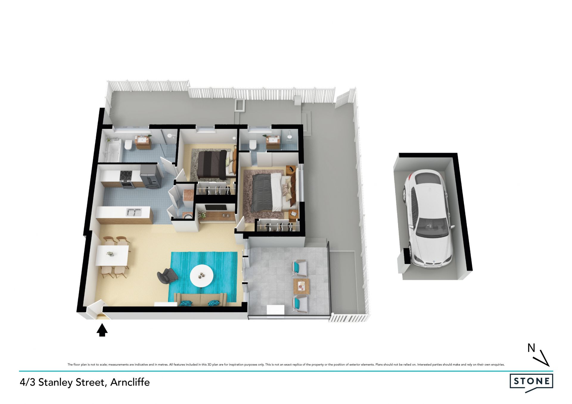 Garden apartment