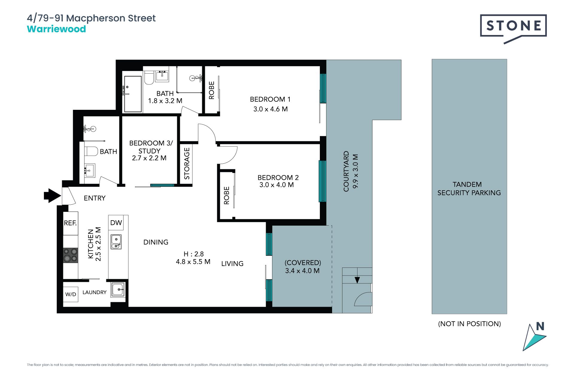 Ultra-stylish ground floor apartment with home office