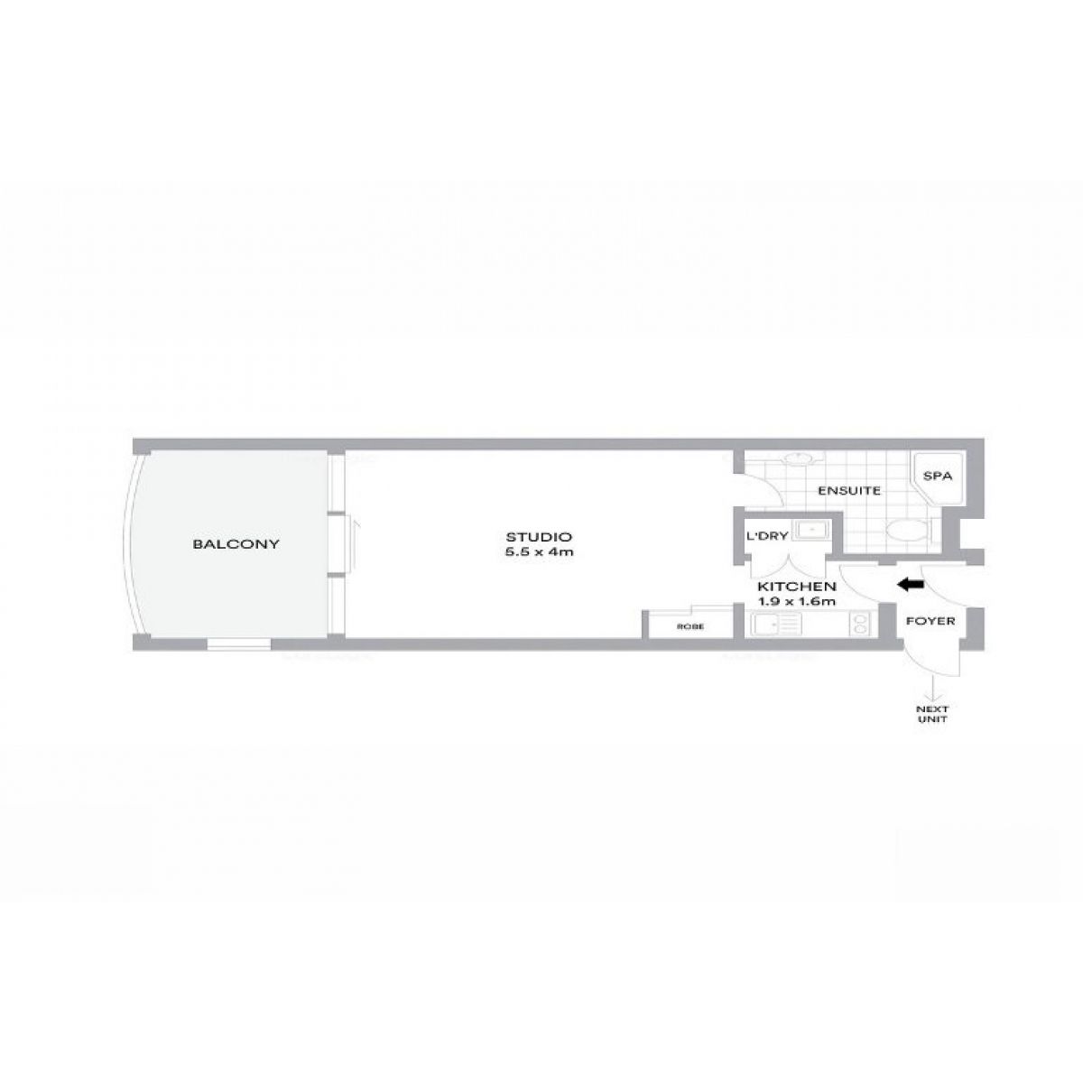 Furnished apartment, Hinterland Views, North Aspect