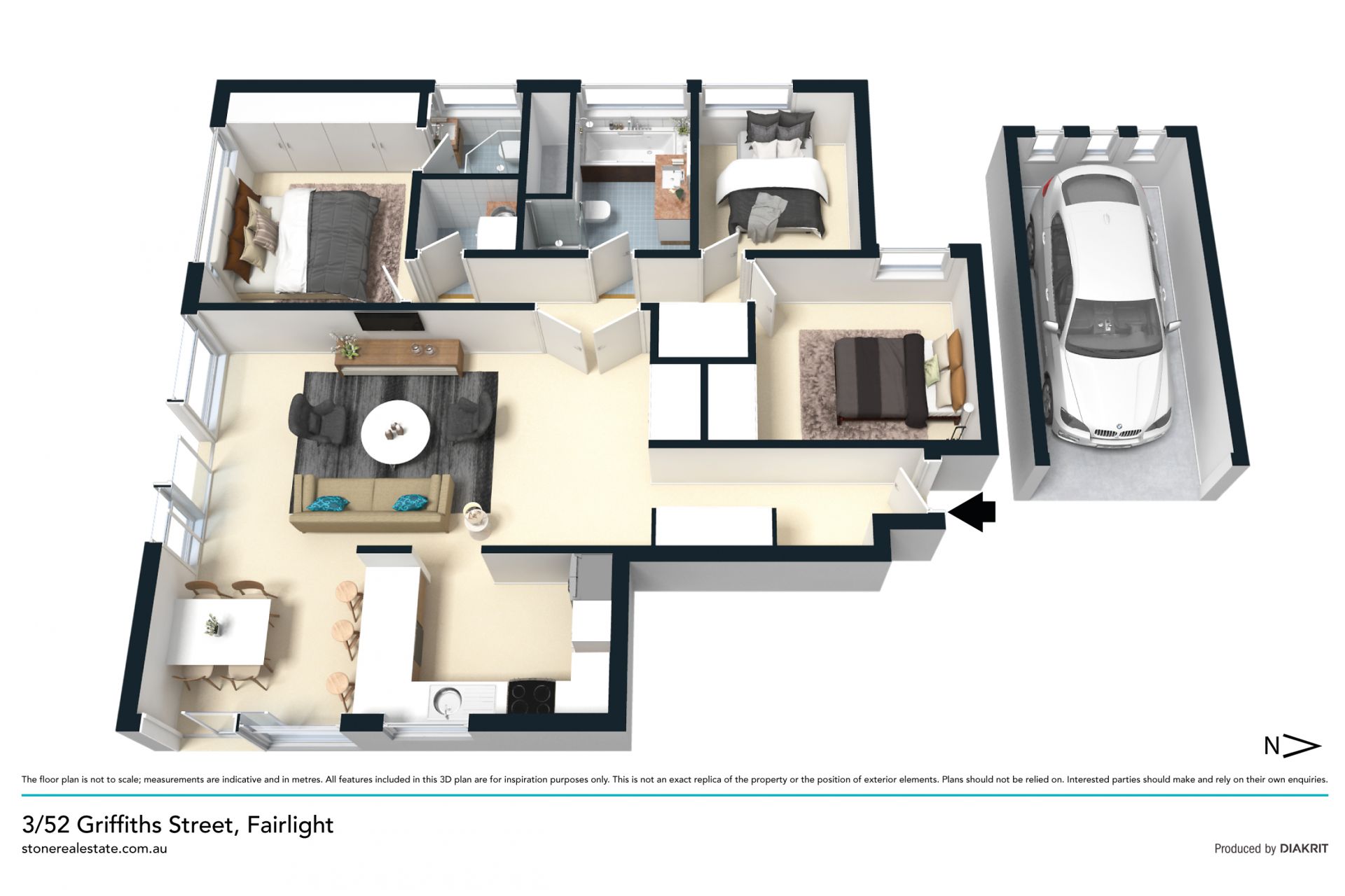Large ground floor apartment