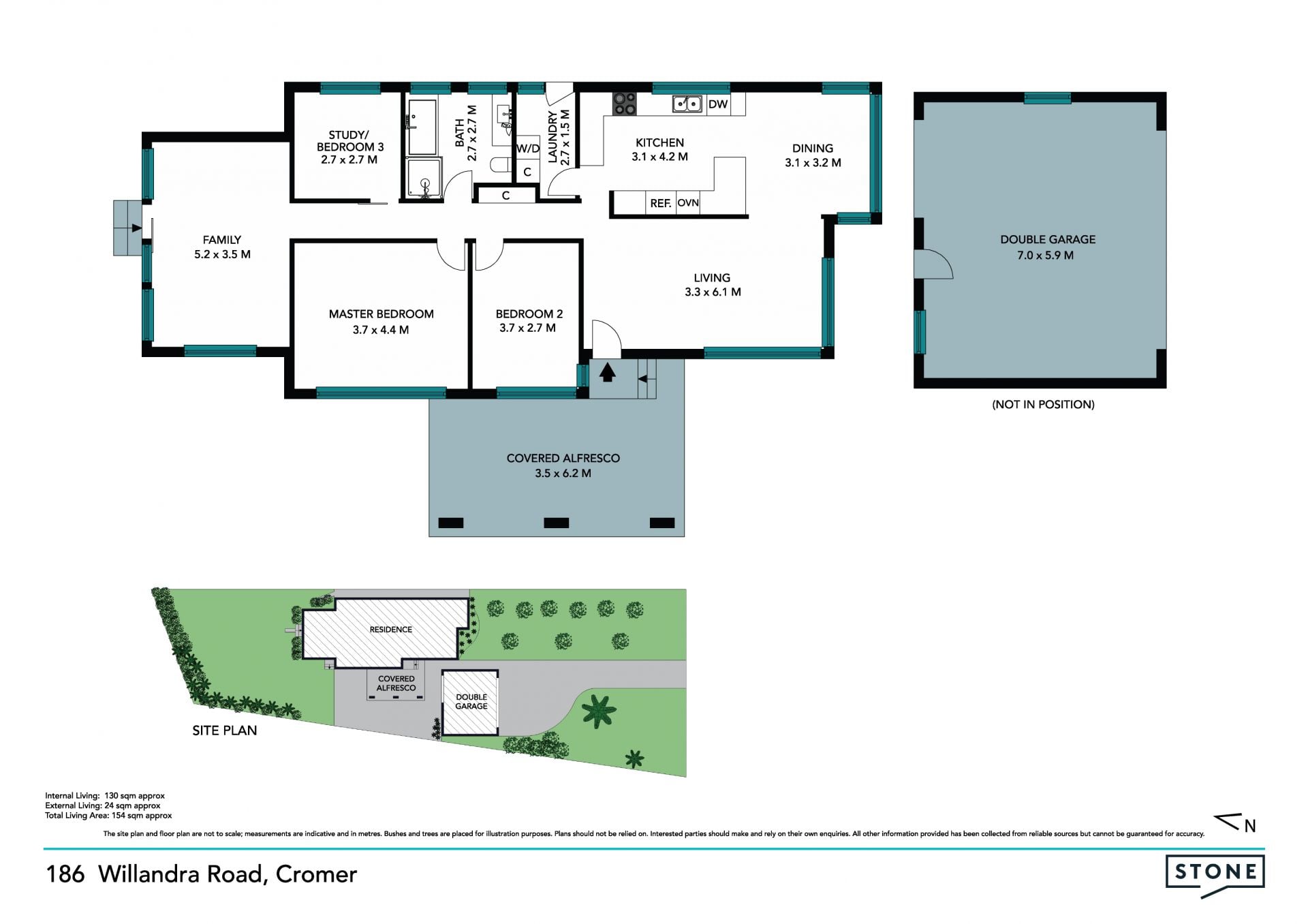 North-facing and plenty of potential