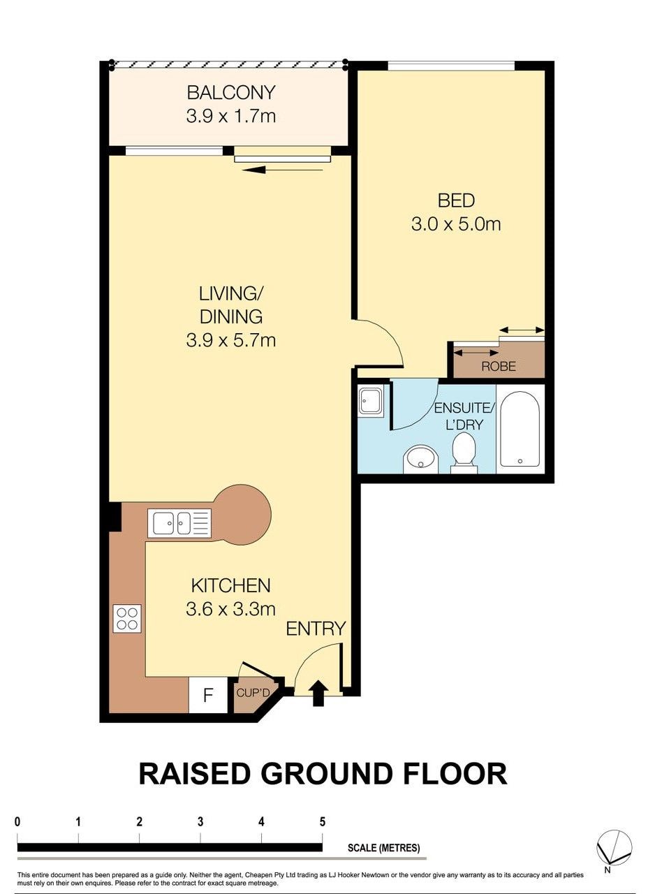 Updated Modern Apartment