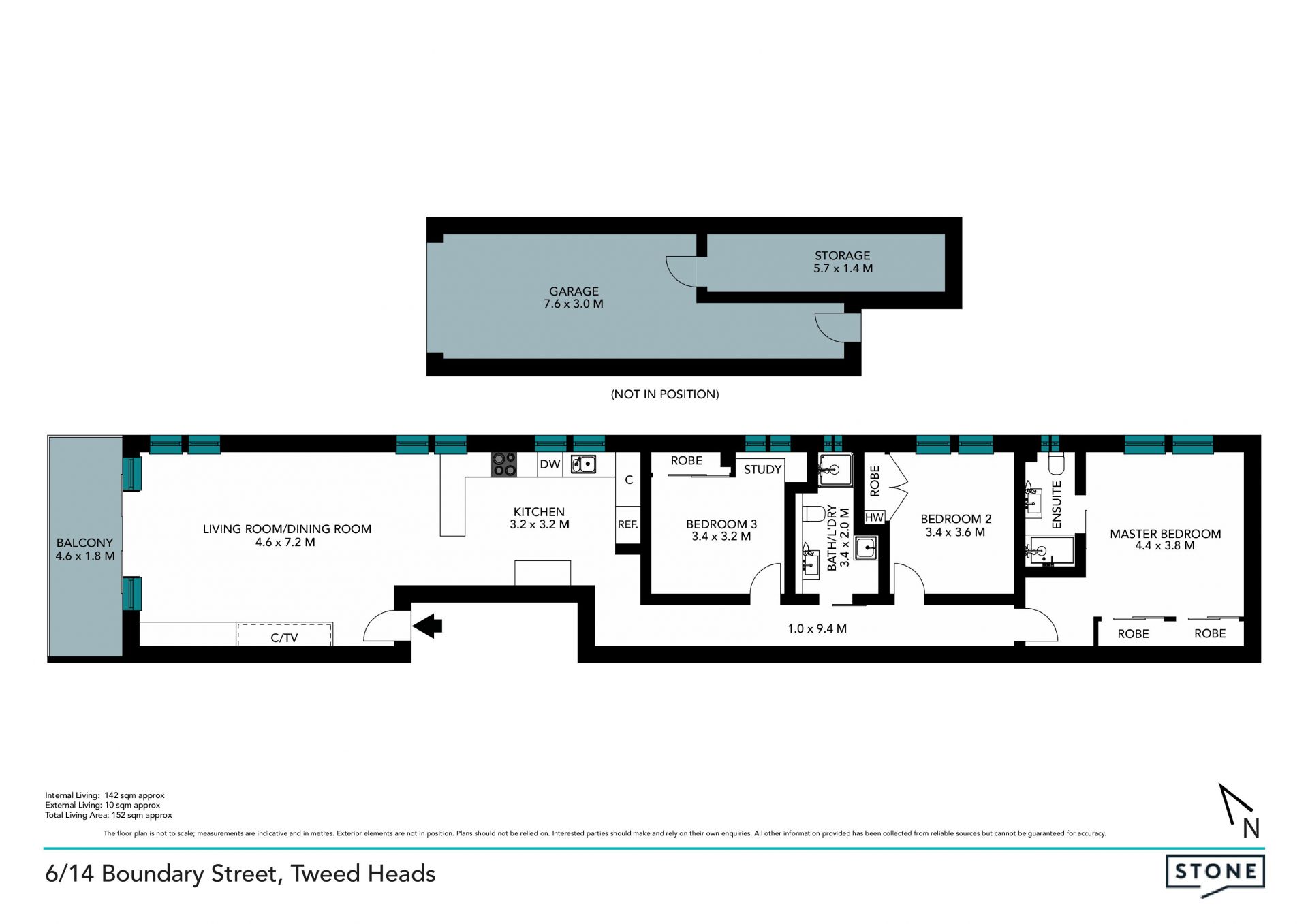 Chic renovated apartment adjoining Rainbow Bay