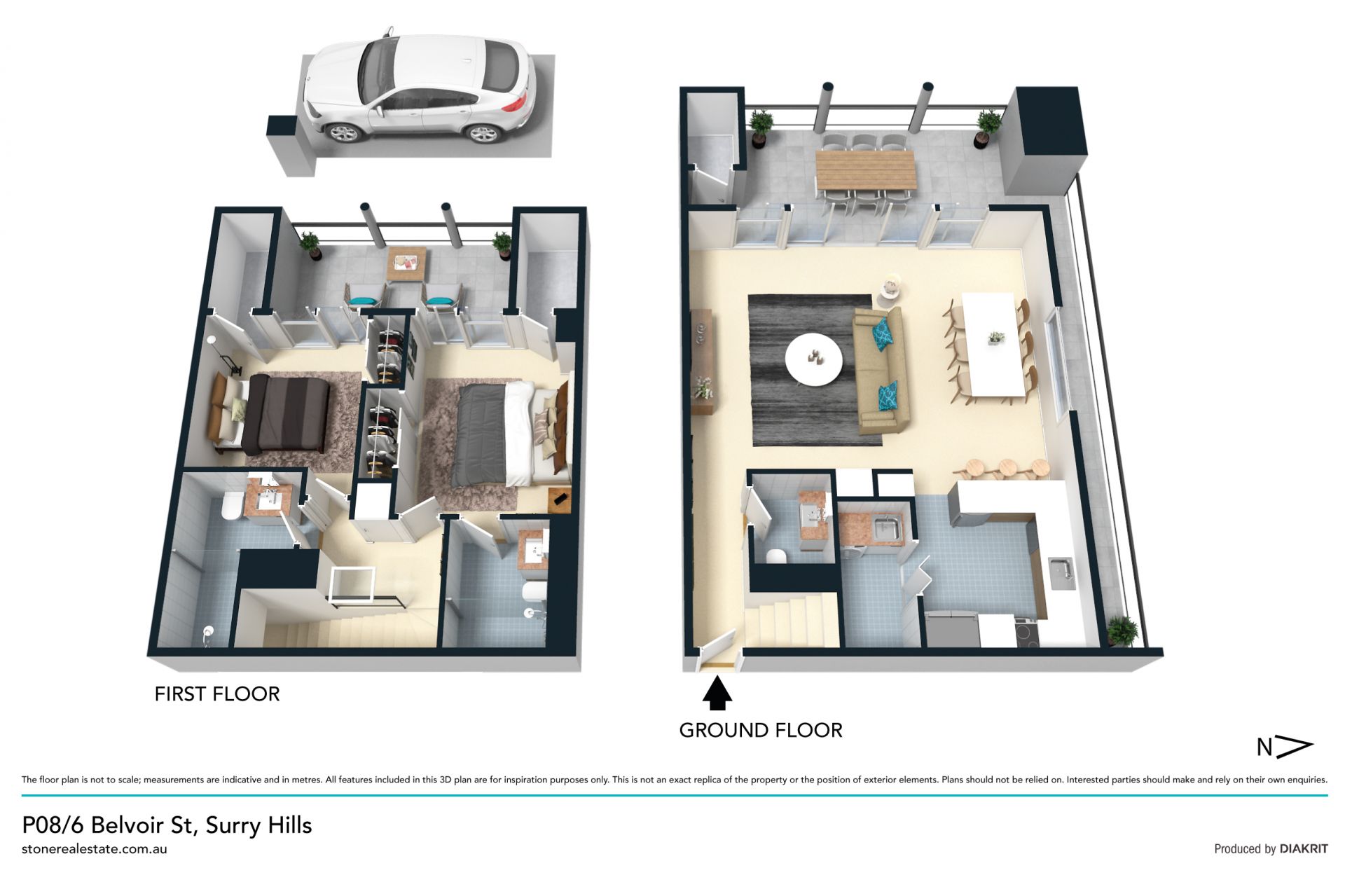 A showcase of style in a spacious dual level penthouse