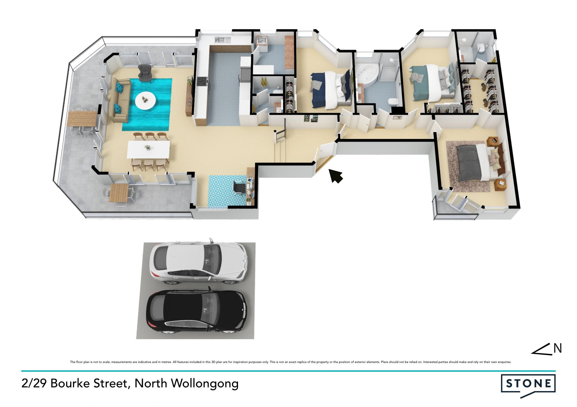 Premier apartment living footsteps to pristine beaches