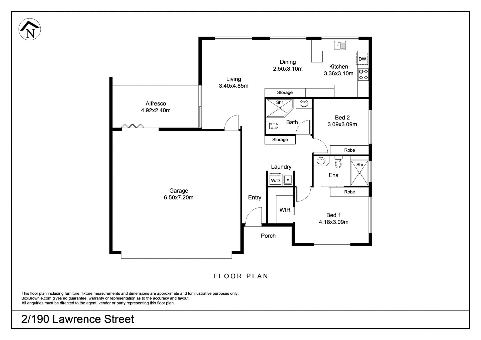 2/190 Lawrence Street, Wodonga VIC, Wodonga - Image 1