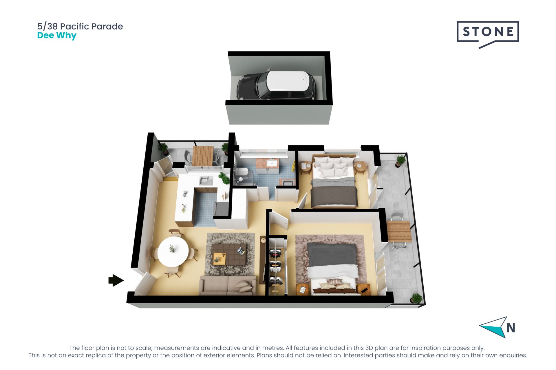 Bright and spacious lifestyle pad