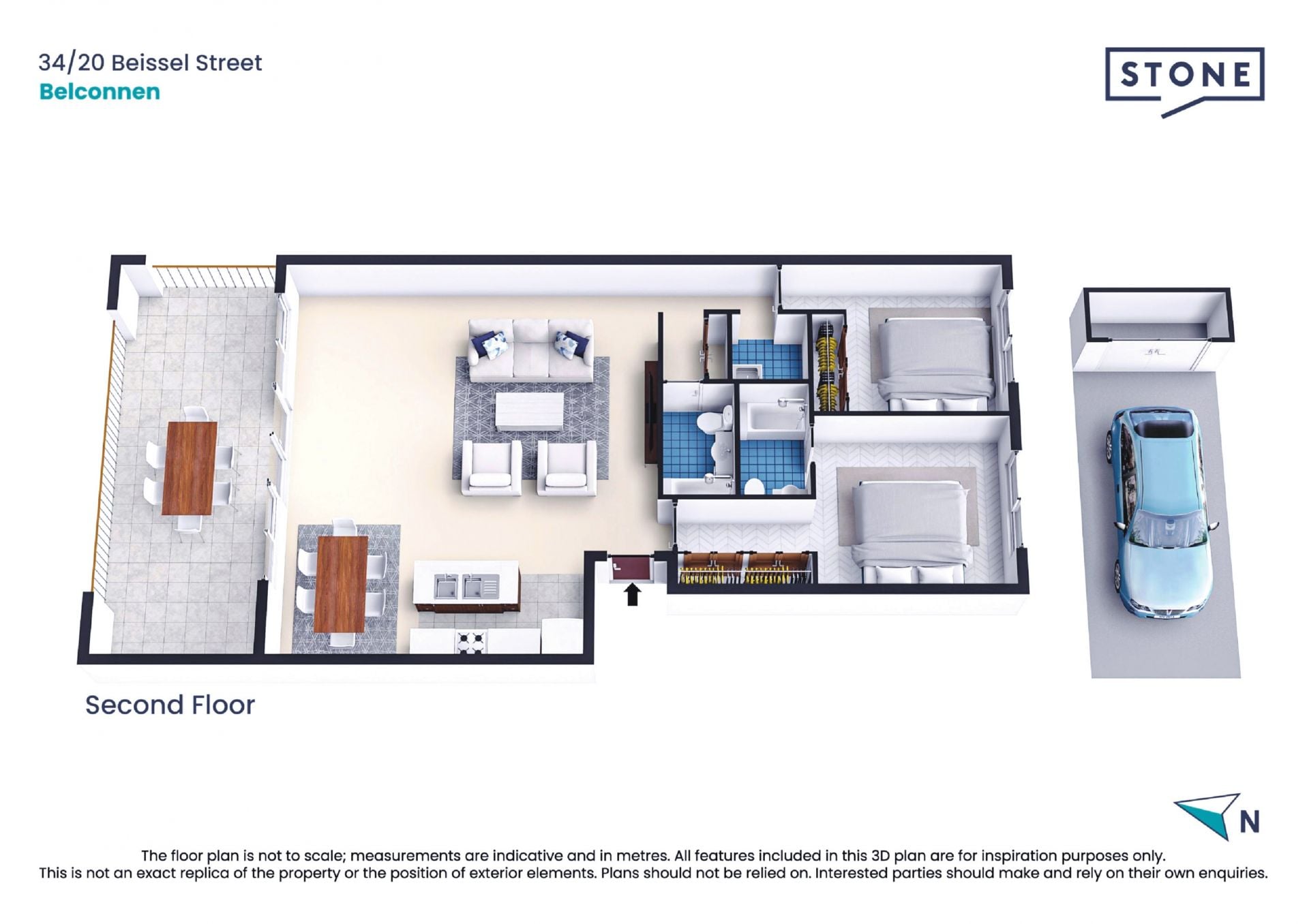 North Facing Living by Lake Ginninderra