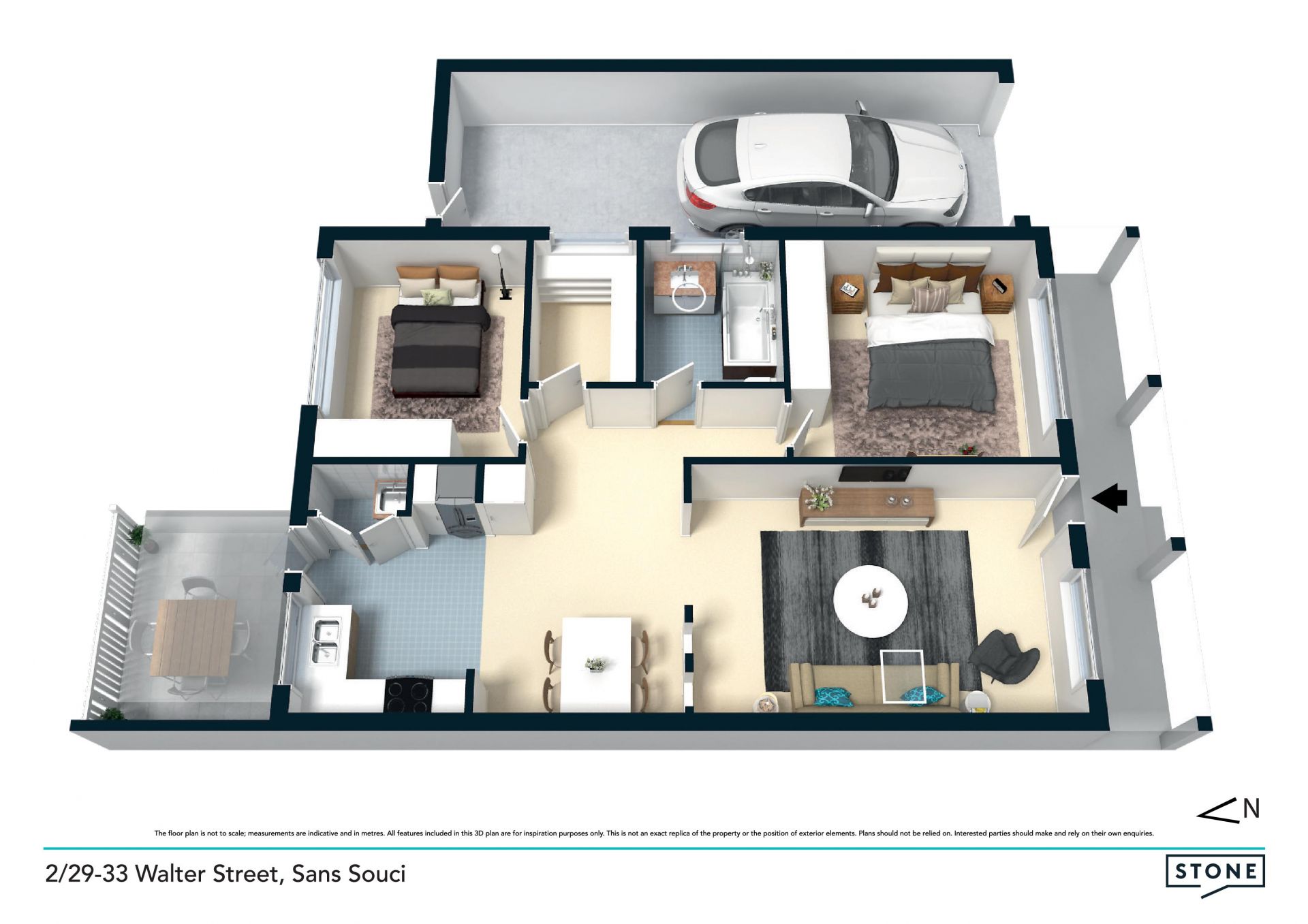 Easycare Beachside Villa with Light, Space and Quality
