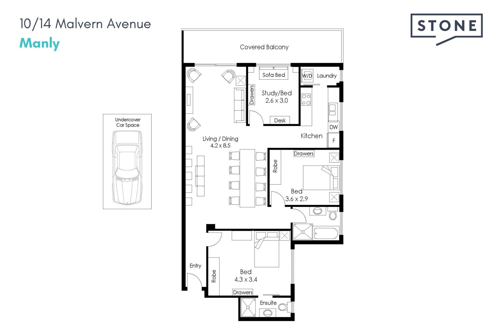 Amazing space and an exclusive beachside address