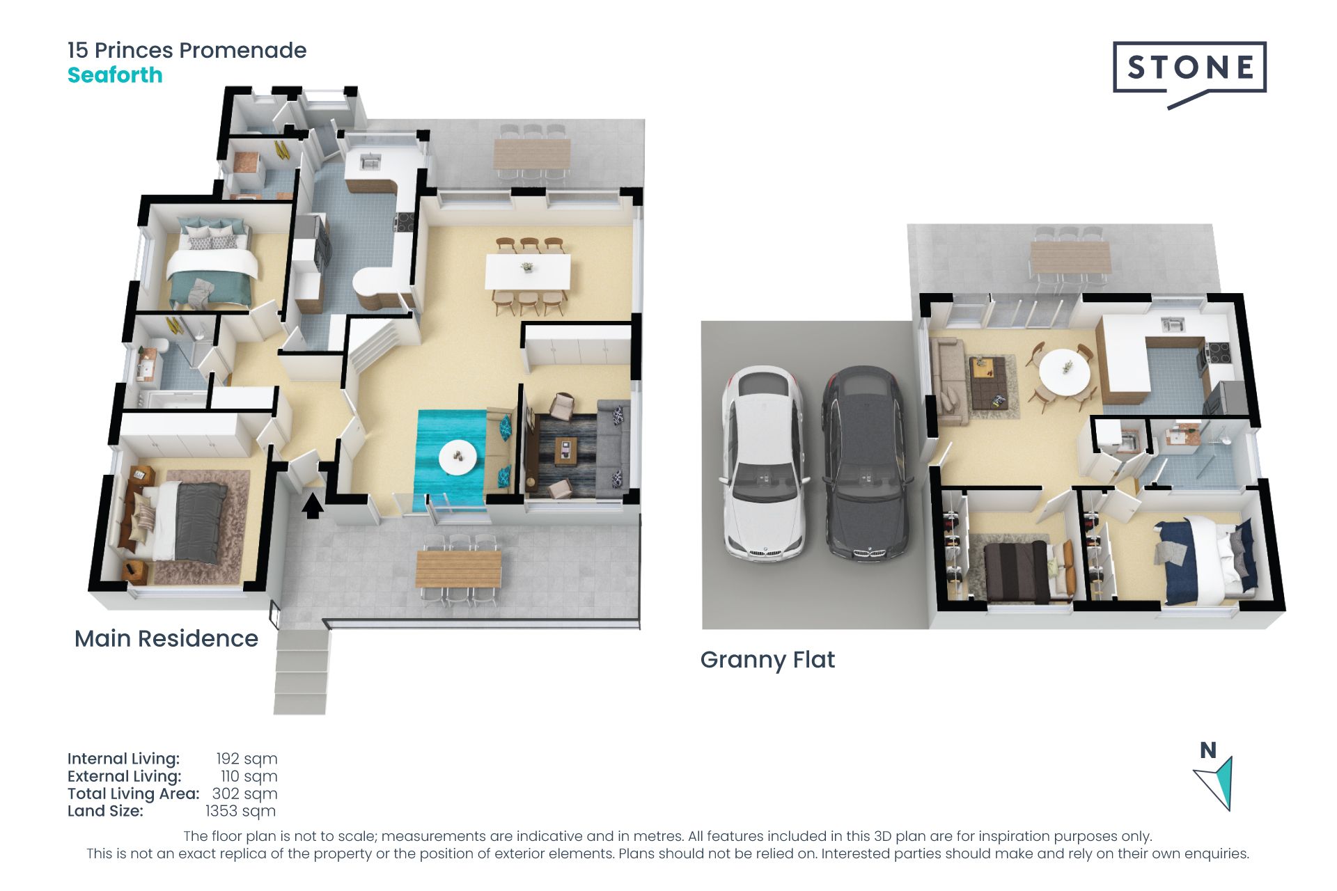 Huge 1,353 sqm north-facing block ripe with potential - Enter via Sunset Lane