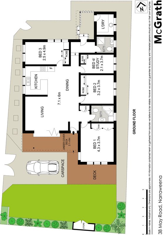 Sun filled home with a modern open plan layout