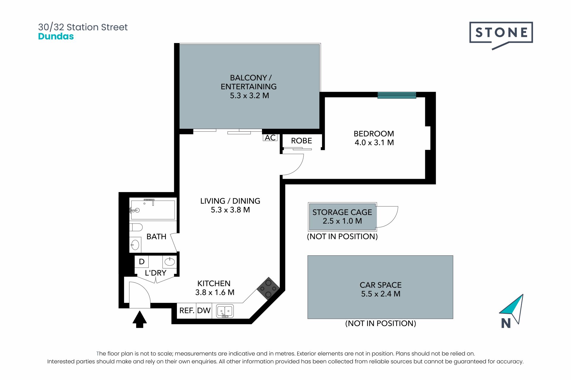 Modern 1 bedroom in a convenient location