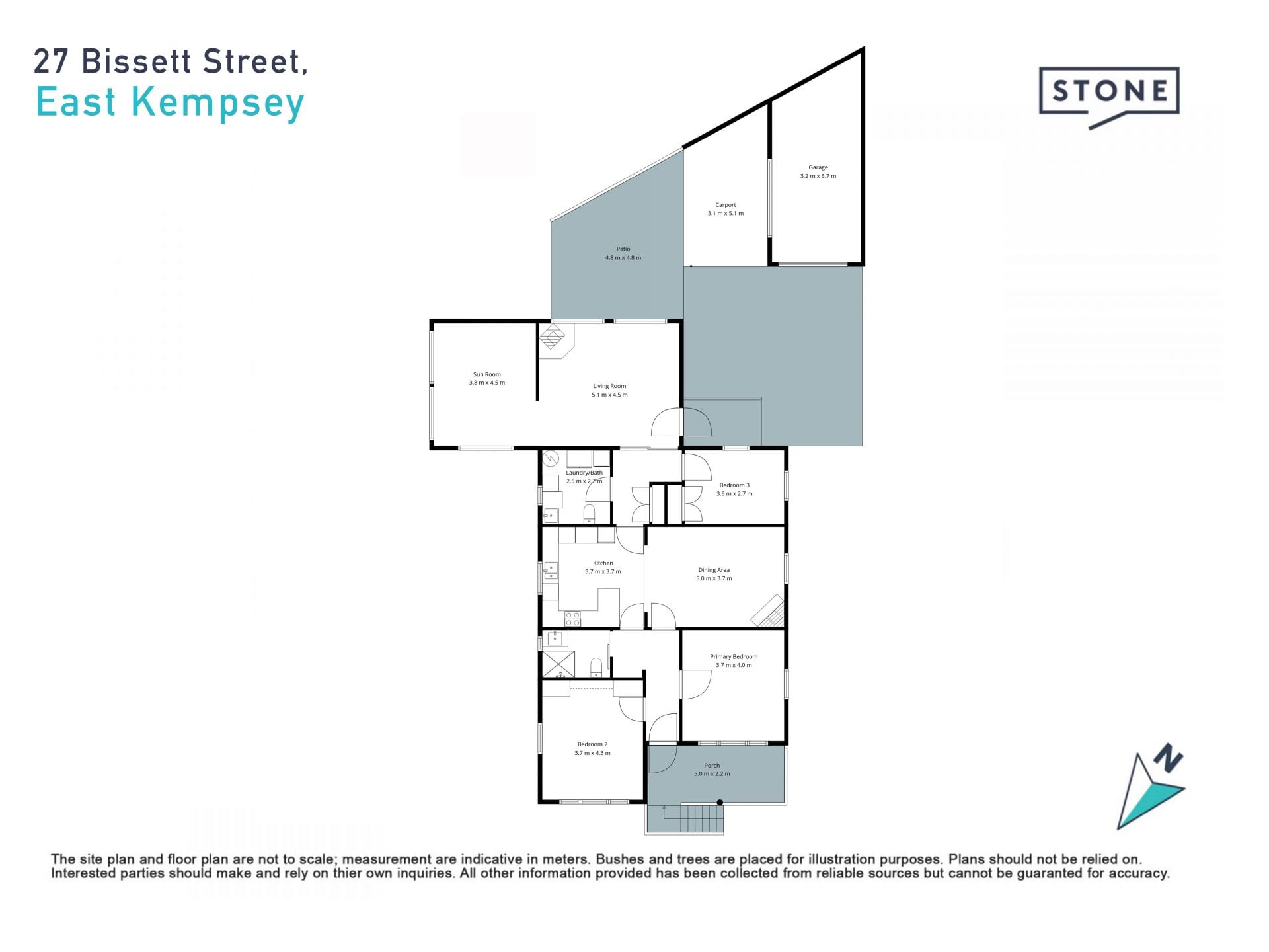 Corner Block Beauty 3-Bedroom + Sunroom in East Kempsey