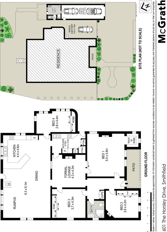 Set on a corner block of 796sqm
