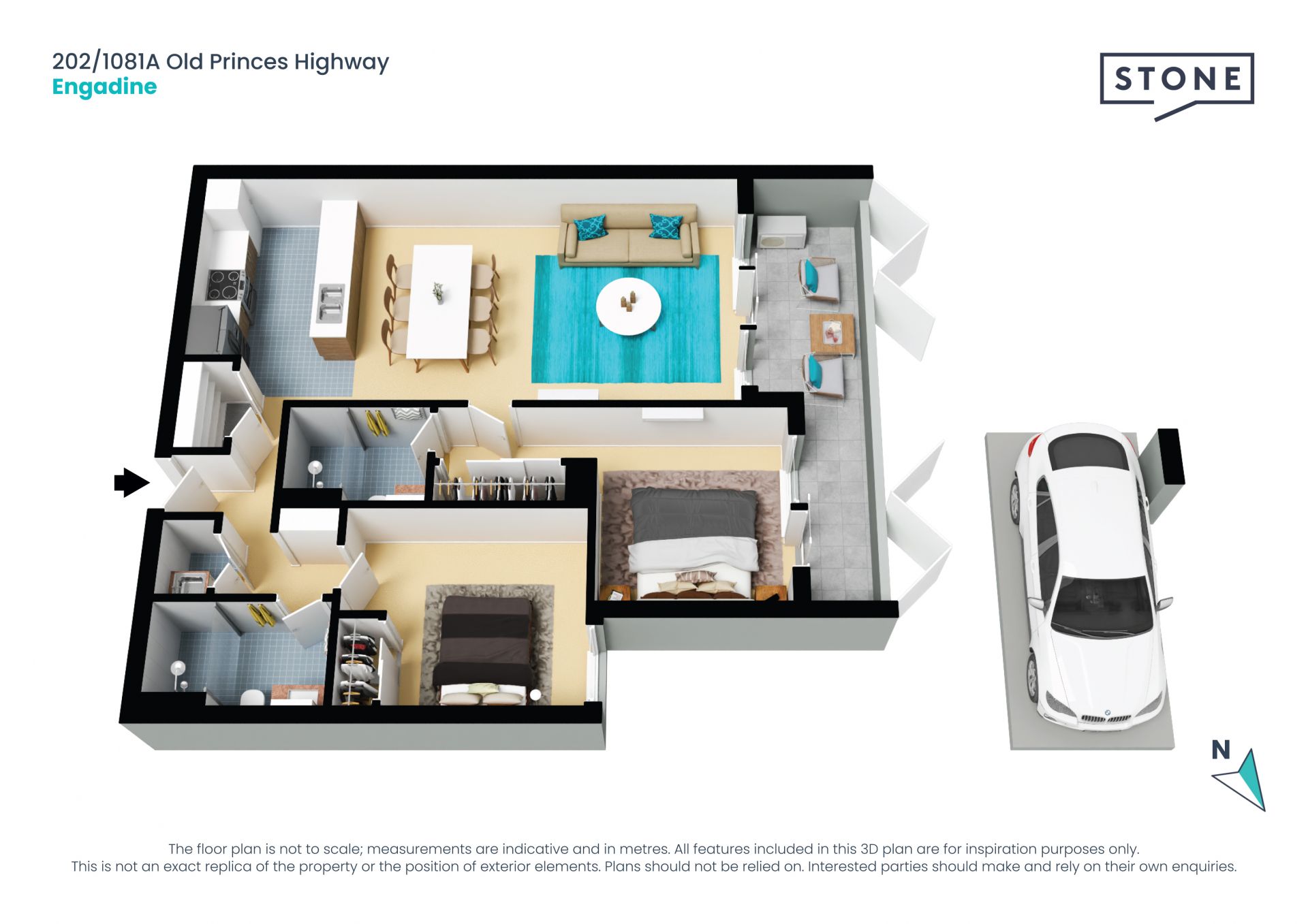 Modern apartment guarantees lifestyle convenience