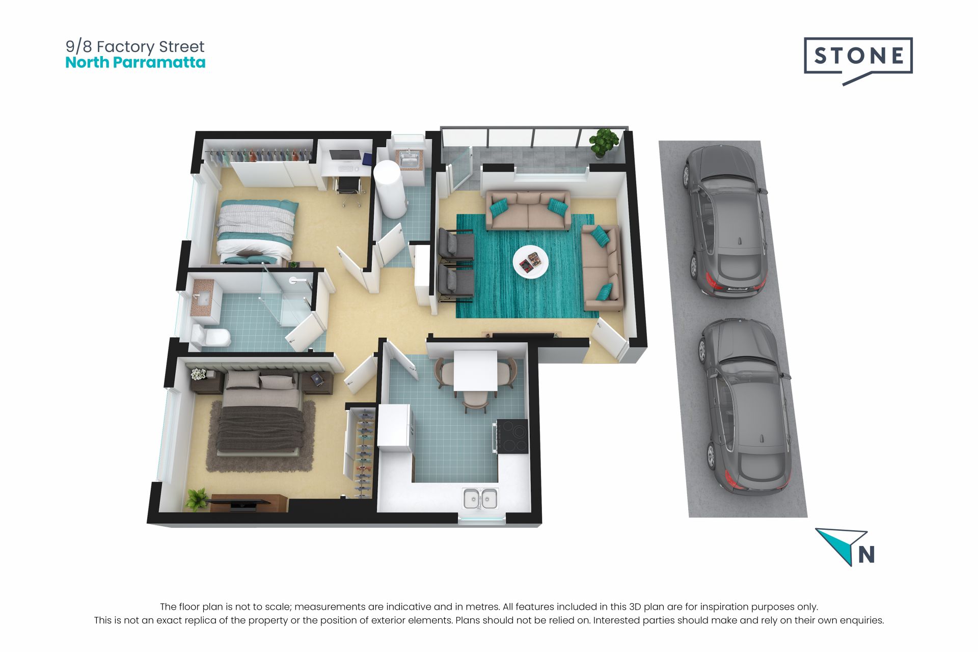 Refreshed Two-Bedroom Apartment in North Parramatta