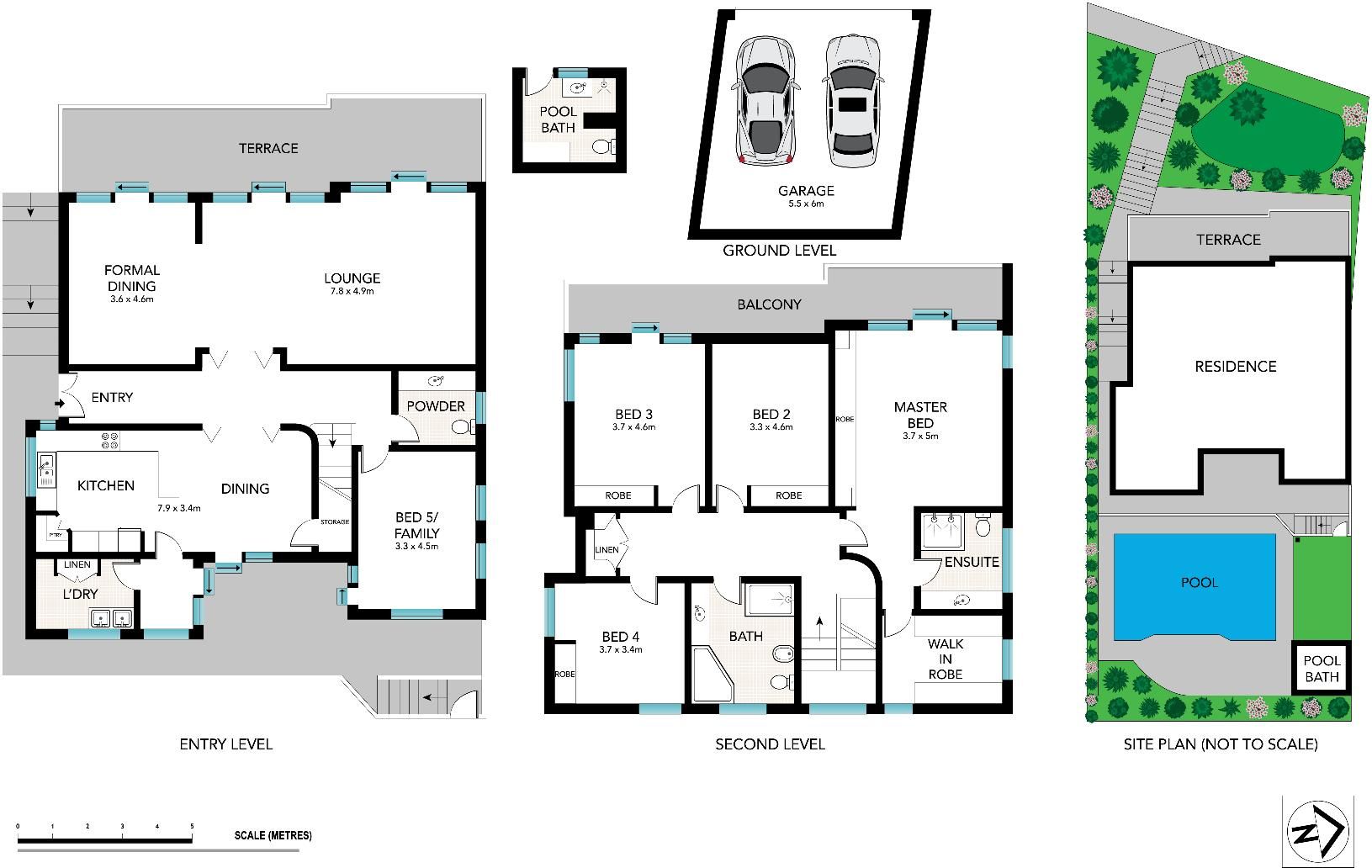 Executive family entertainer with 180 degree views