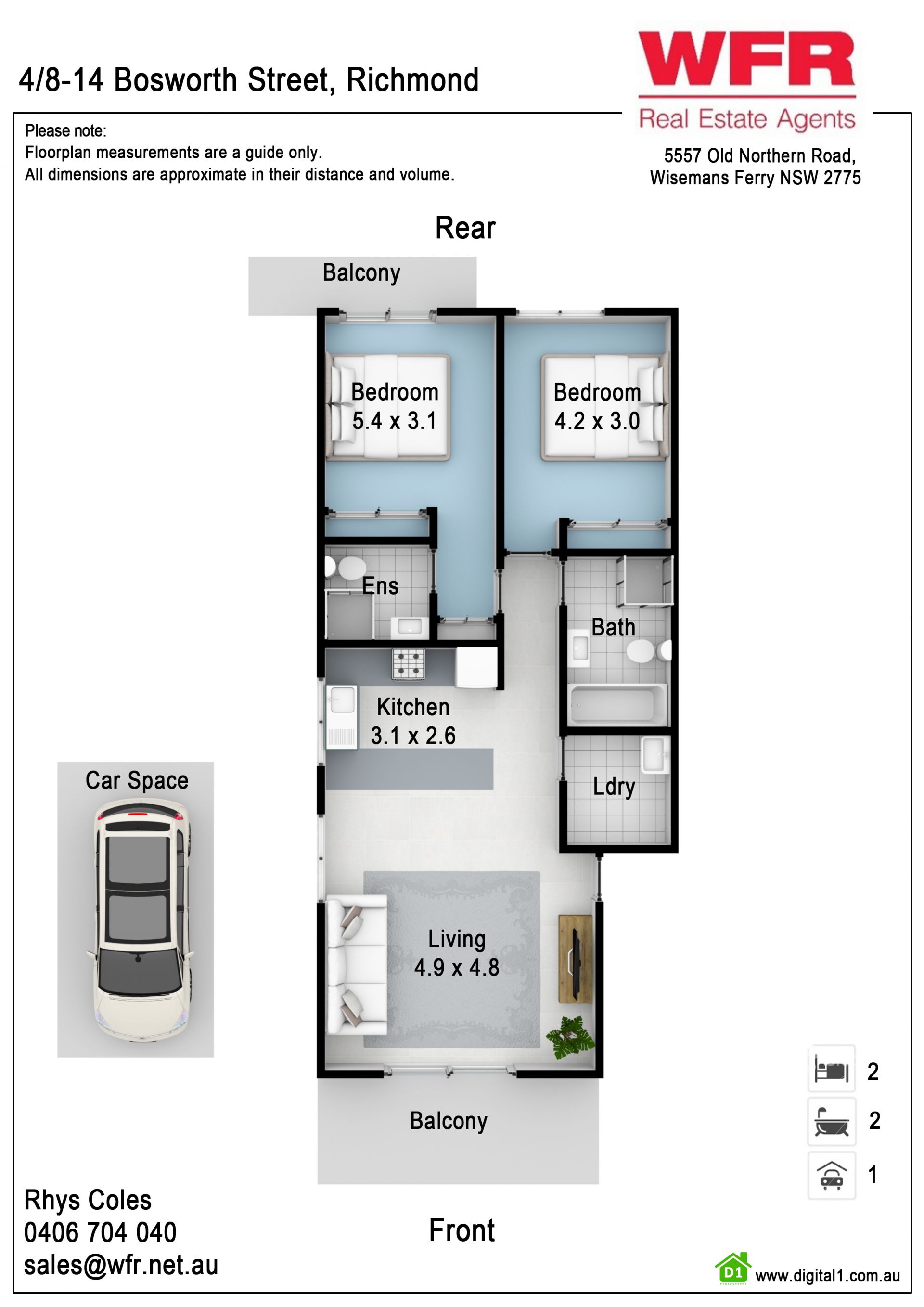 Modern Apartment, Desirable Richmond Location.