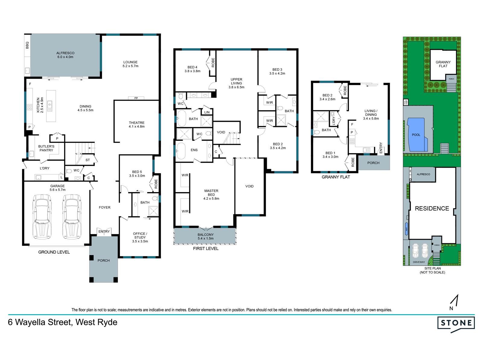 Near new spacious family home plus 2 bedroom Granny Flat
