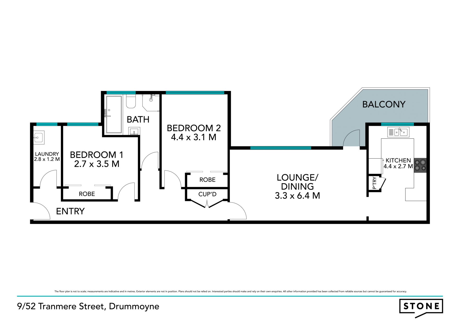 Serene two bedroom apartment