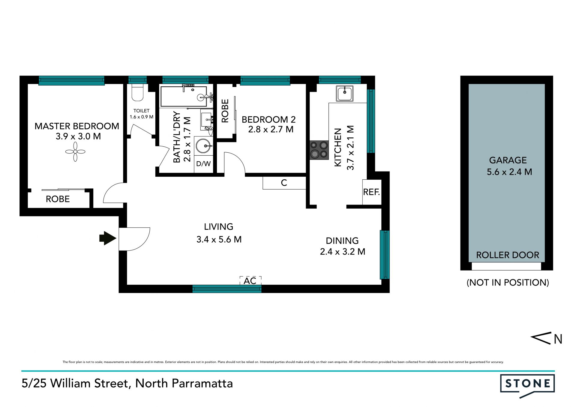 Well Presented Two Bedroom Unit