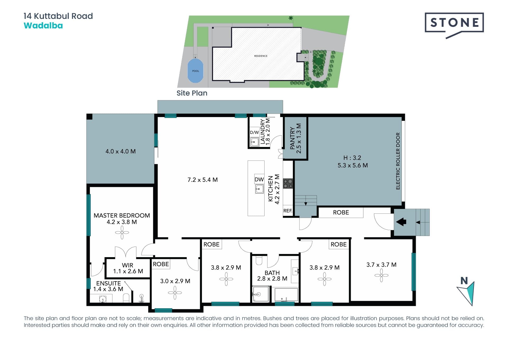 Modern family home plus pool