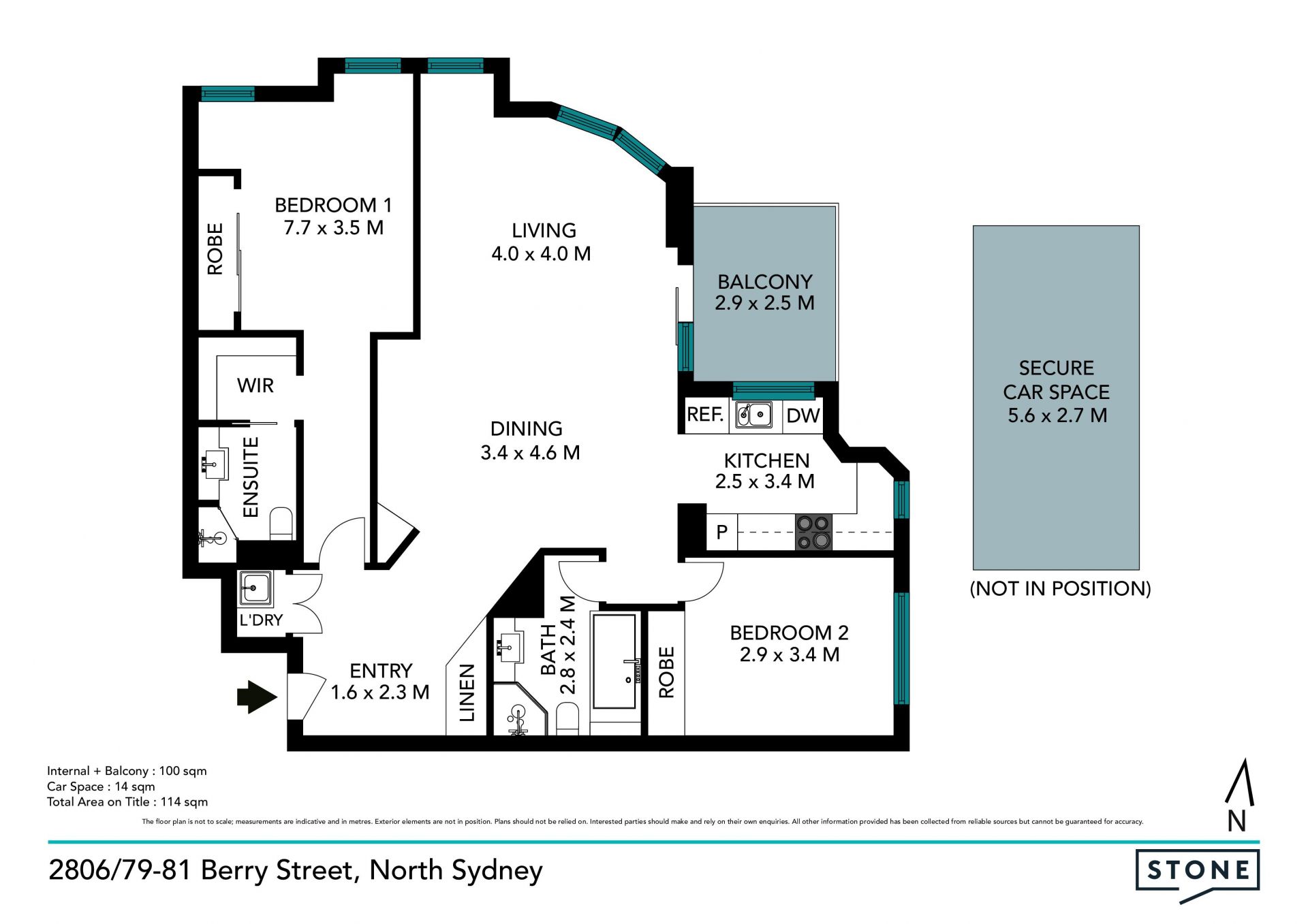 Stylish executive apartment with spectacular views