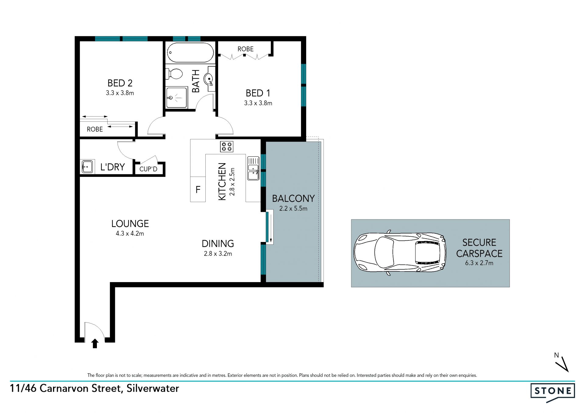 Beautifully presented first-floor apartment