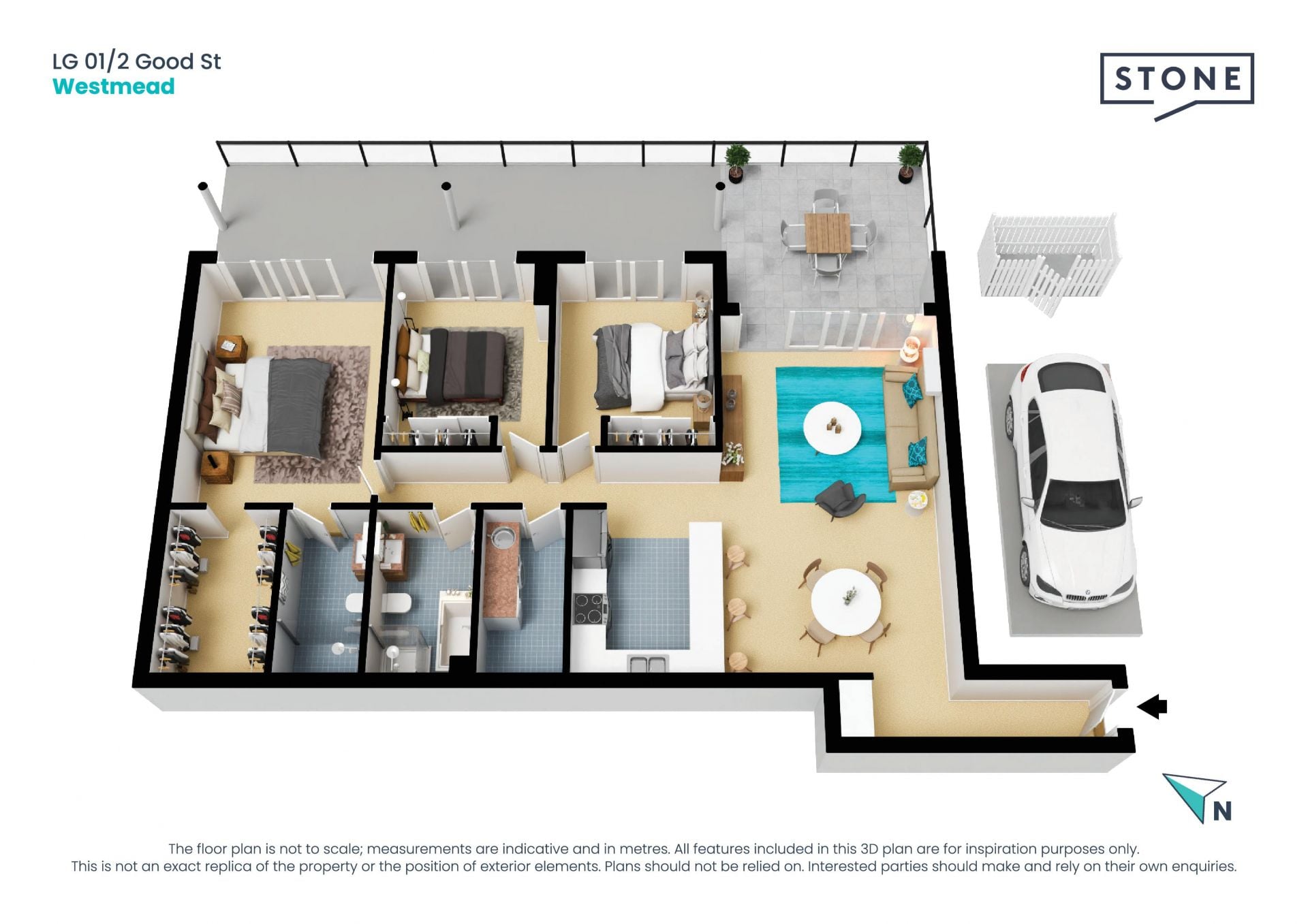 Near new three-bedroom apartment in Westmead Public School & Parramatta High School Catchment