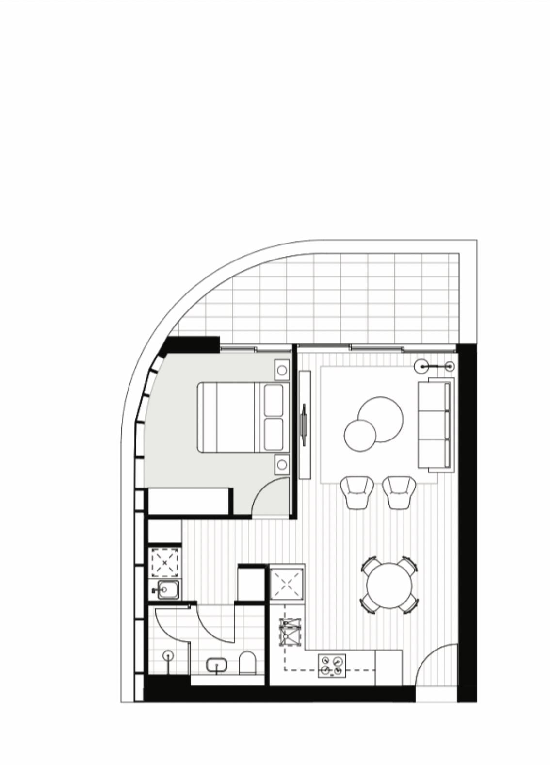 Brand New Luxury One Bed Apartment At Hurstville