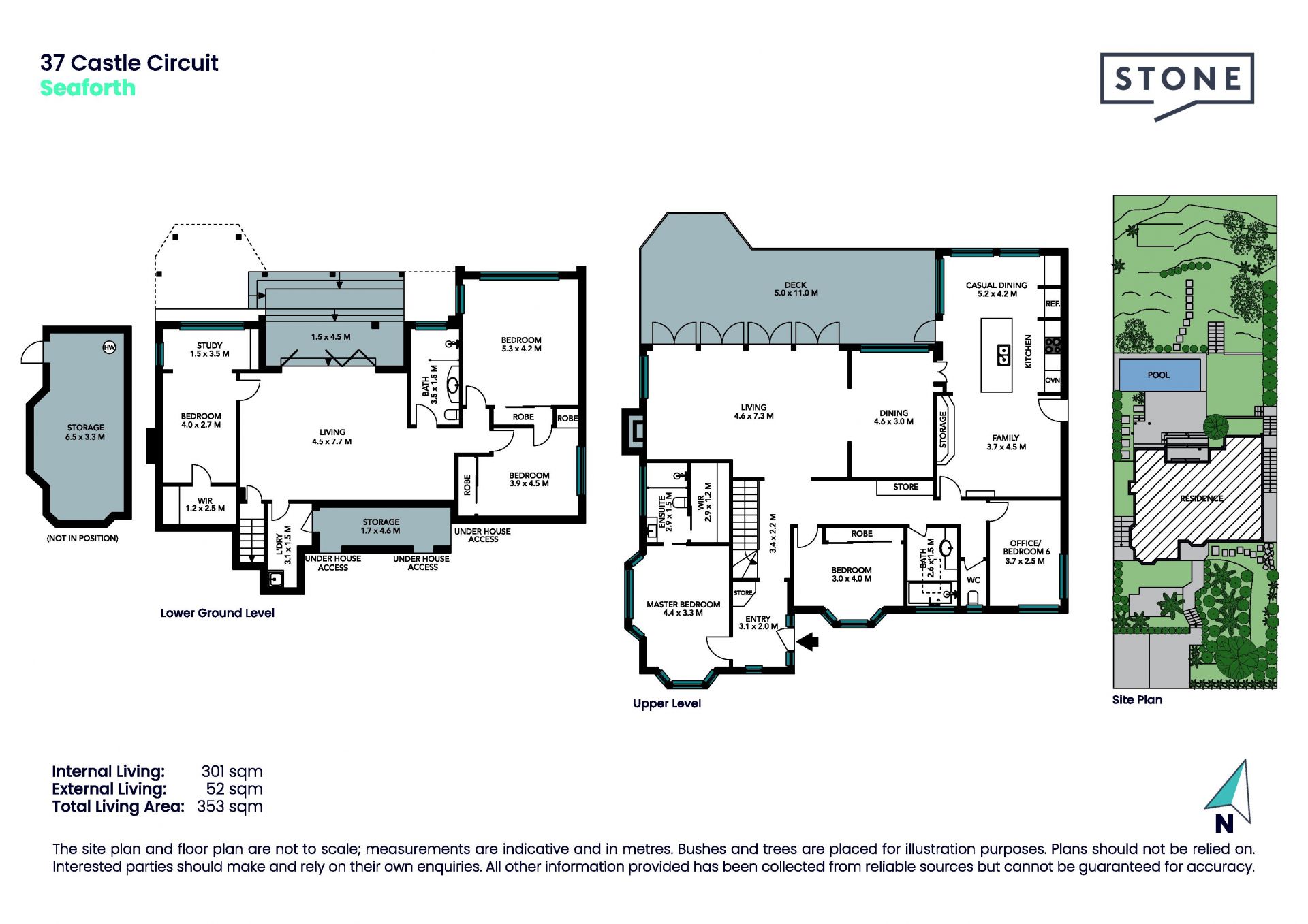 North facing private family home with panoramic views on 1113sqm