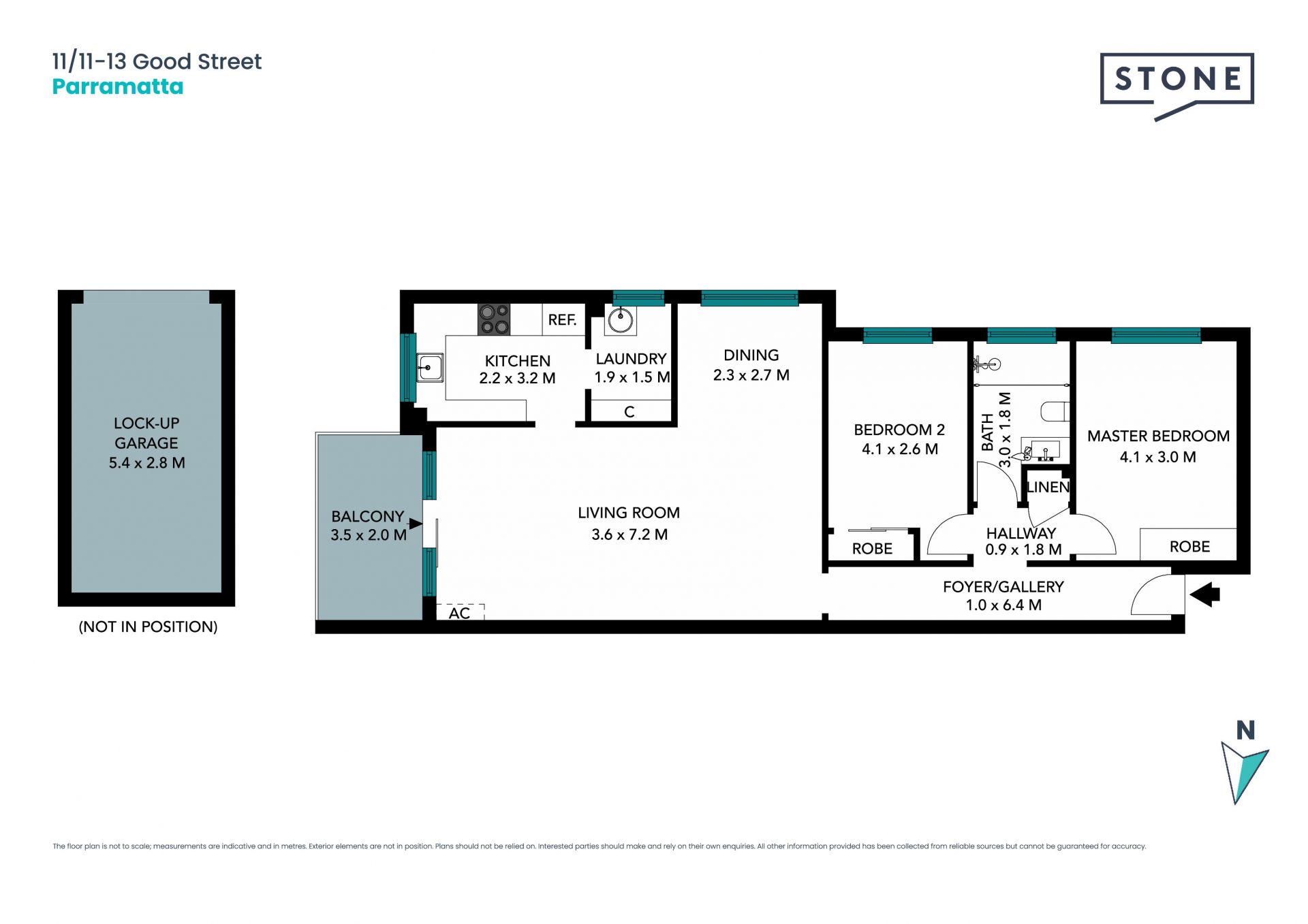 Bright Two Bedroom Apartment