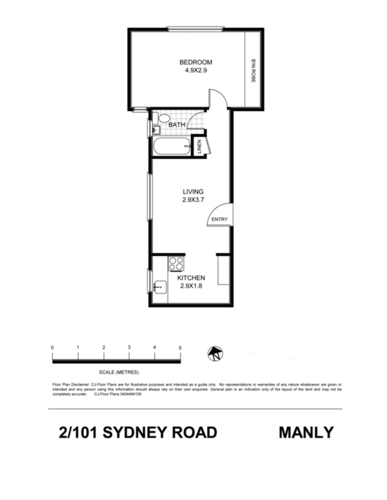 Funky Art Deco one bedroom apartment