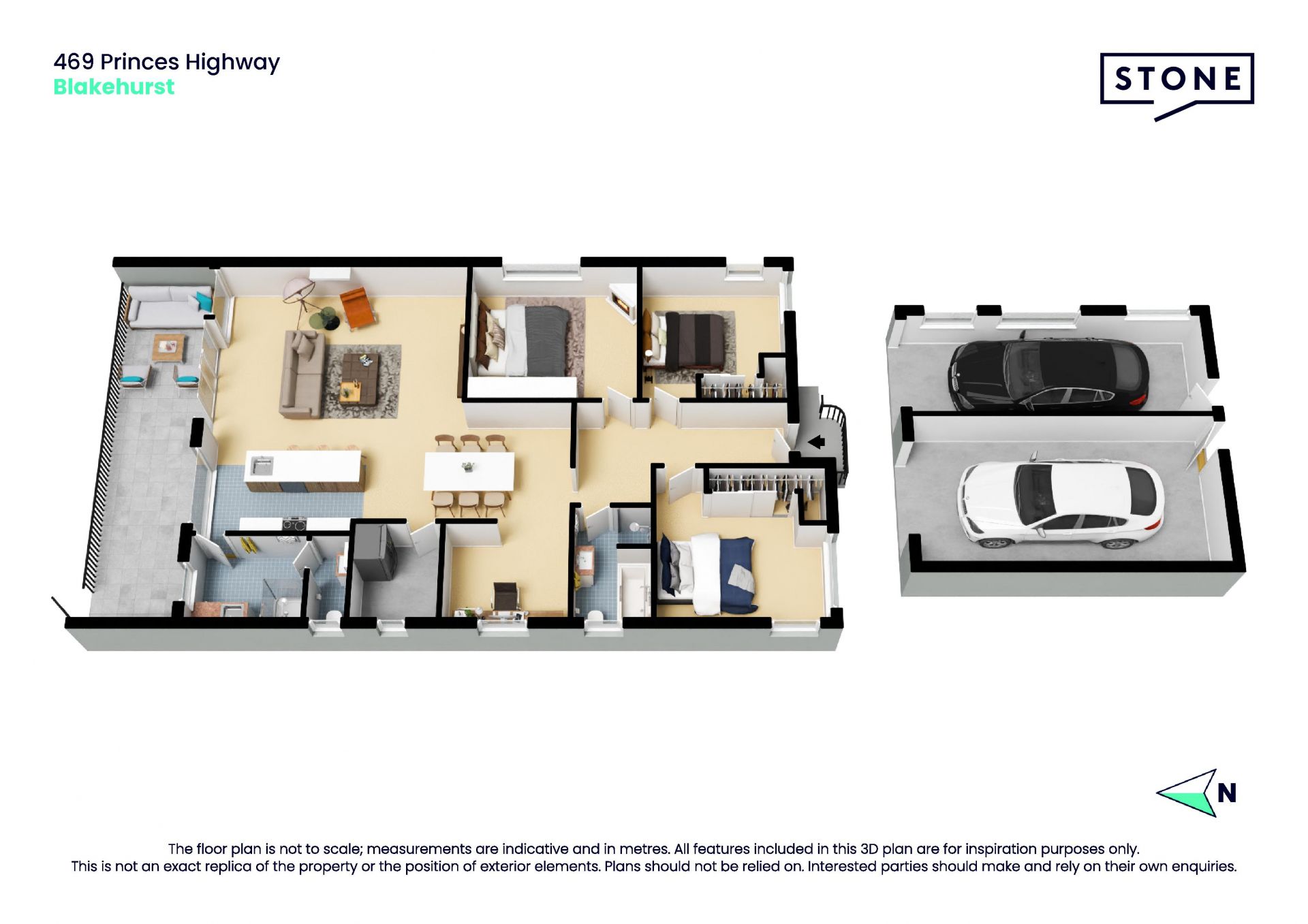 Family abode on a corner block with rear lane access