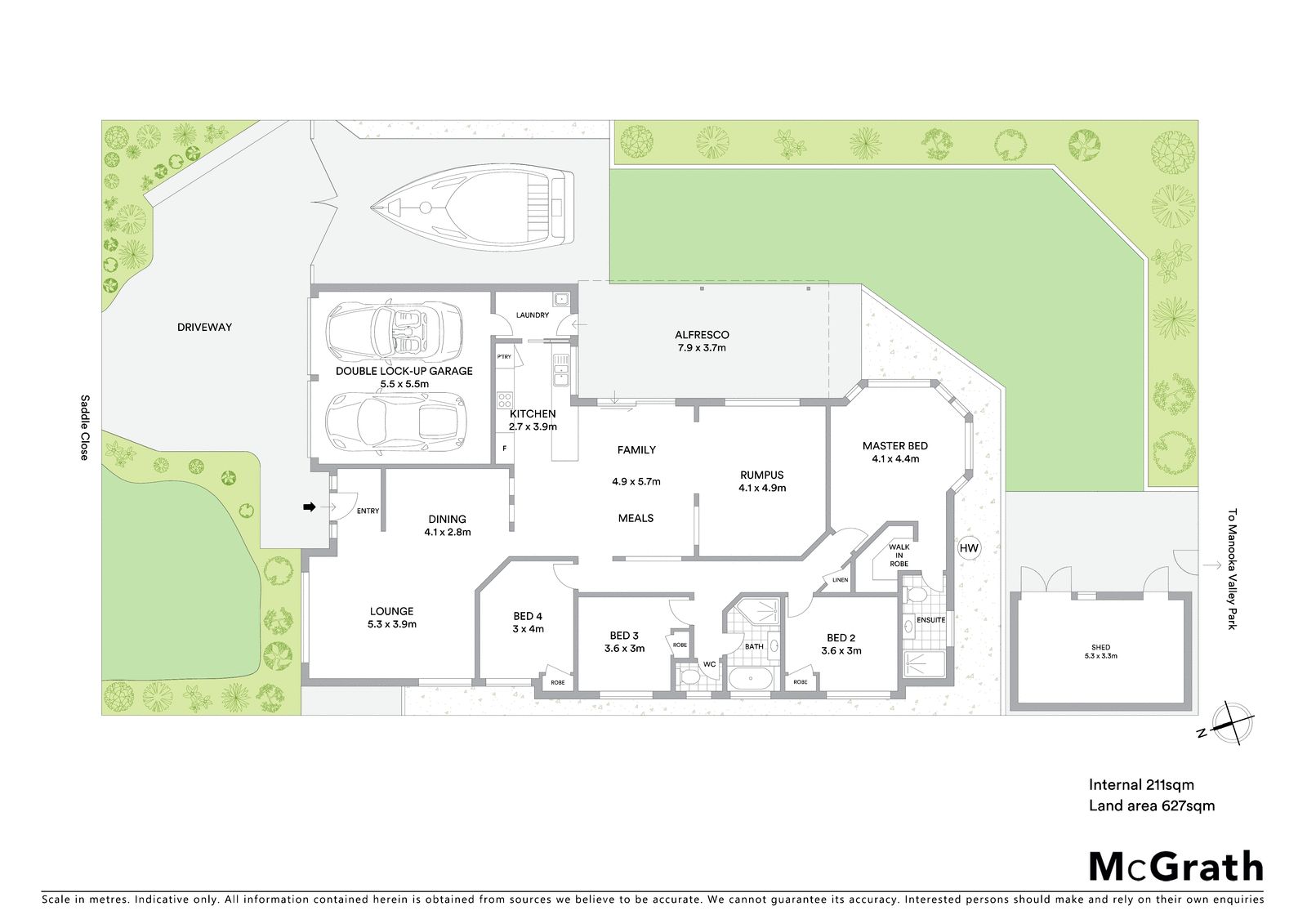 Immaculate family residence within tranquil setting