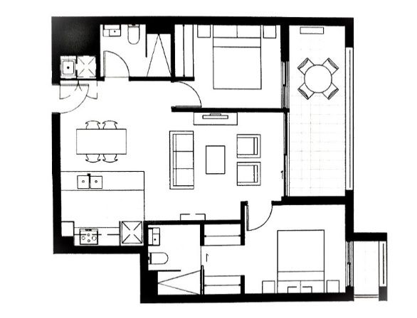 Leased within 7 days for full asking price
Modern executive apartment in central location